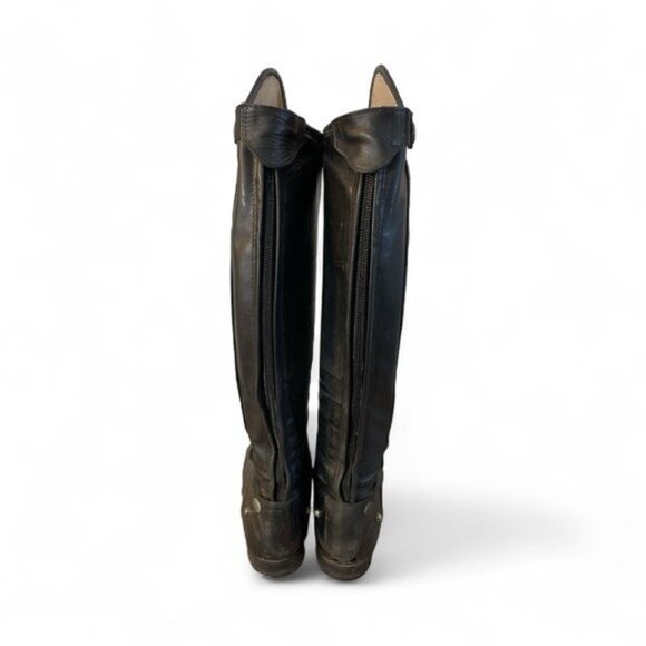 V2- F.lli Fabbri Women’s Size 7 (38) Black Equestrian Riding Boots - Picture 3 of 5